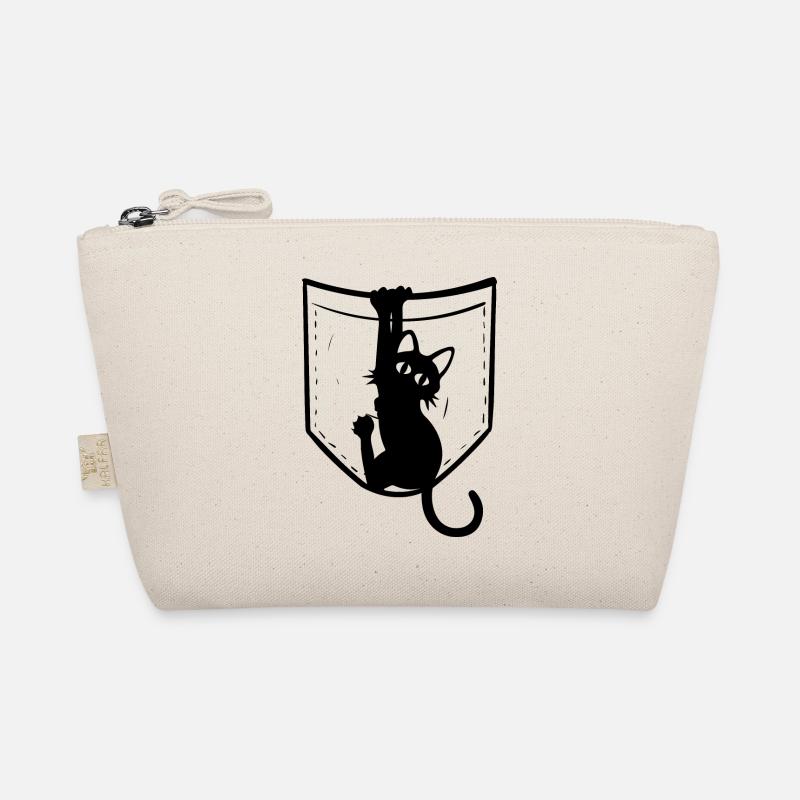 Drôle de chat dans le sac – design parfait pour Trousse biologique