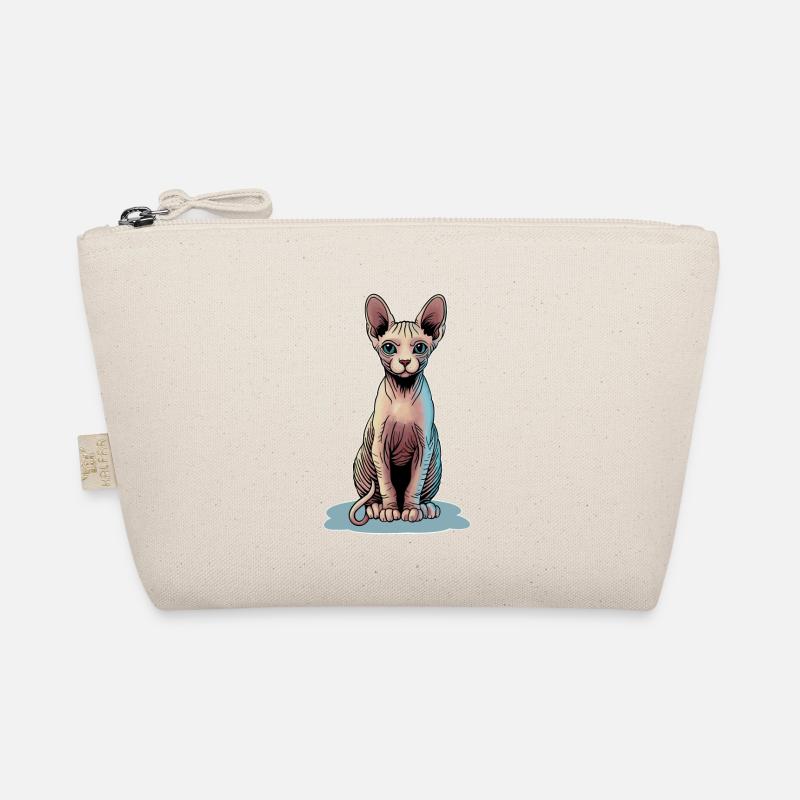 Illustration d’un chat sphynx aux couleurs vives Trousse biologique