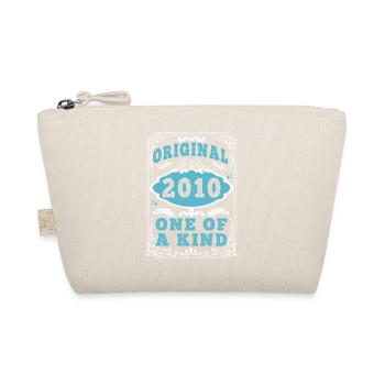Original 2010 Vintage Retro. Geburtstag T-Shirt 2 - Bio-Täschchen - Natur - Vorne