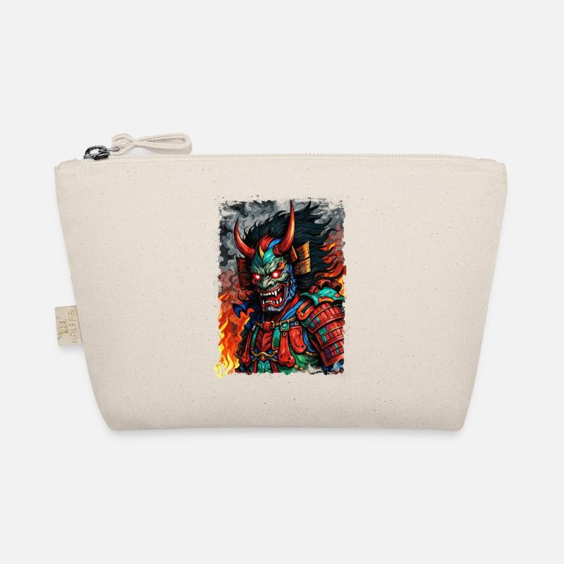 Devil Oni Maske Bio-Täschchen