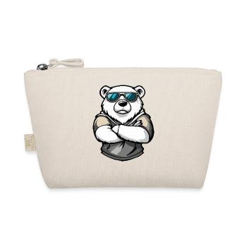 Polar Bear Sunglasses - Organic Pouch - nature - Front