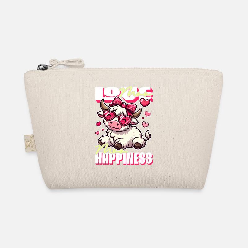 Moo Love, Moo Happiness - Conception de vache mignonne Trousse biologique
