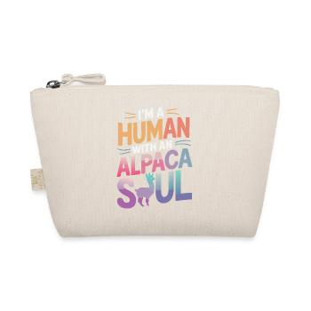 Alpaca Llama - Organic Pouch - nature - Front
