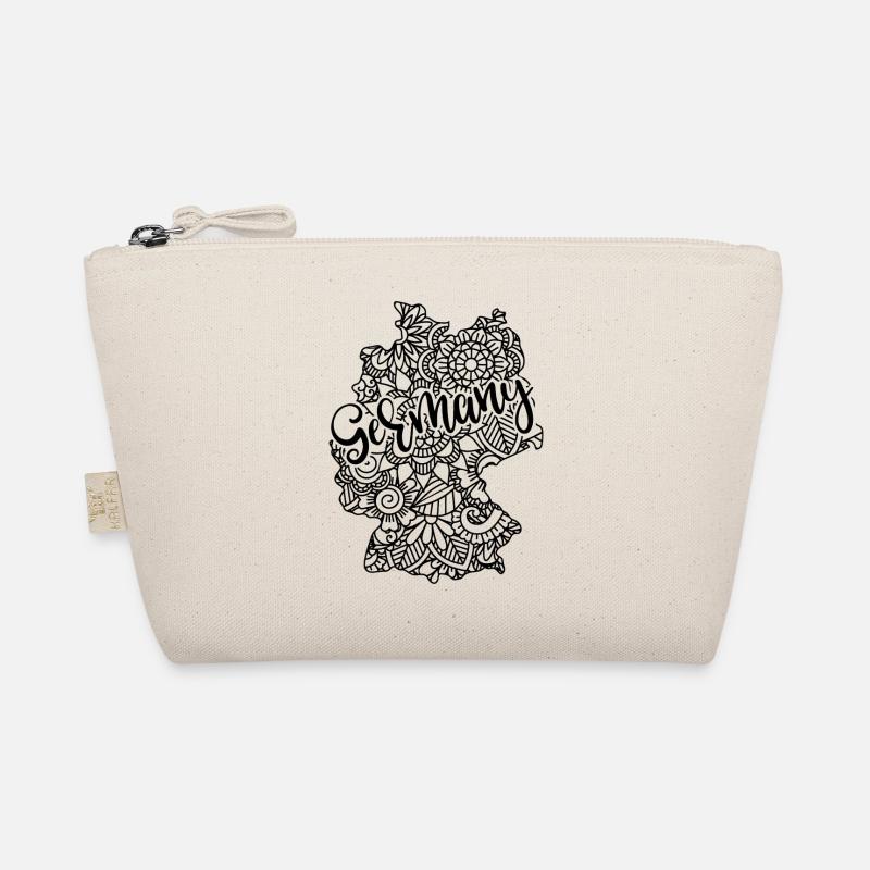 Germany Mandala Map Art Organic Pouch