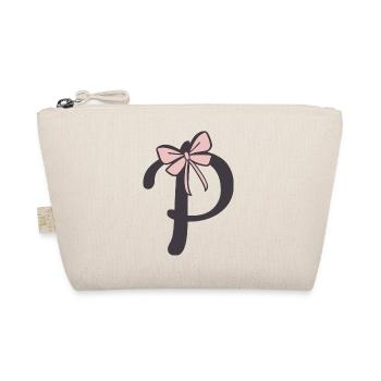 Lettre initiale P Ruban - Trousse biologique - nature - Devant