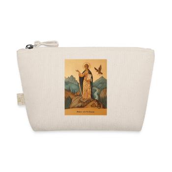 Wisdom Lies In The Heavens Christian Icon - Organic Pouch - nature - Front