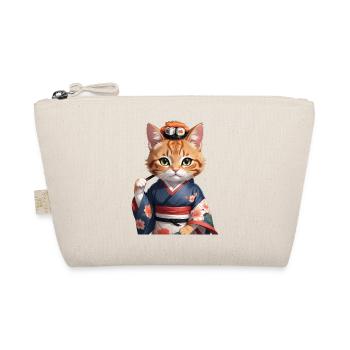 Sushi Cat Katze Japan - Bio-Täschchen - Natur - Vorne