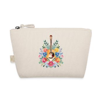 Floral Guitar Harmony - Organic Pouch - nature - Front