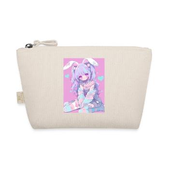 Hase Bunny Girl Anime Manga Pastel Goth Geschenk - Bio-Täschchen - Natur - Vorne