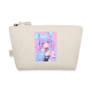 Hase Bunny Girl Anime Manga Pastel Goth Geschenk - Bio-Täschchen - Natur - Vorne