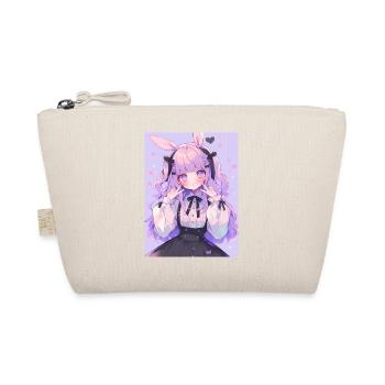 Hase Bunny Girl Anime Manga Pastel Goth Geschenk - Bio-Täschchen - Natur - Vorne