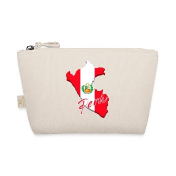 Drapeau du Pérou, carte drapeau du Pérou - Trousse biologique - nature - Devant