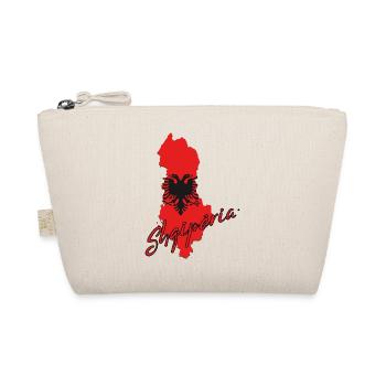 Drapeau albanais, fierté albanaise - Trousse biologique - nature - Devant