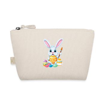 Osterhase mit Ostereiern - Bio-Täschchen - Natur - Vorne