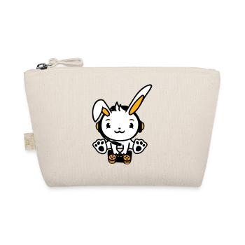 Bunny Jouer Manette Console Casque Gamer Nerd - Trousse biologique - nature - Devant