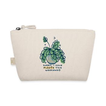 Sorry I Have Plants Weekend - Organic Pouch - nature - Front