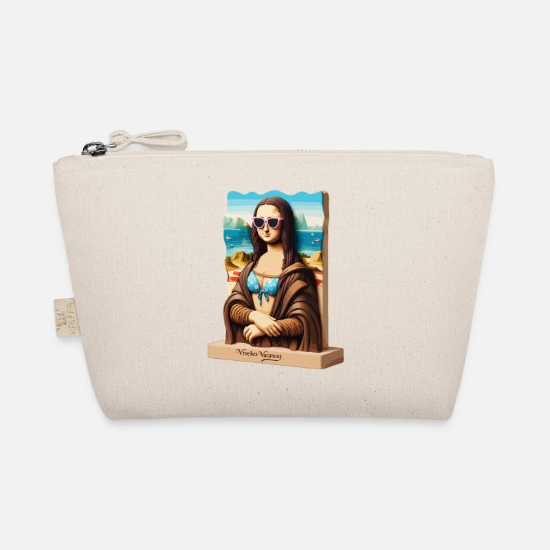 Mona Lisa im Urlaub Bio-Täschchen
