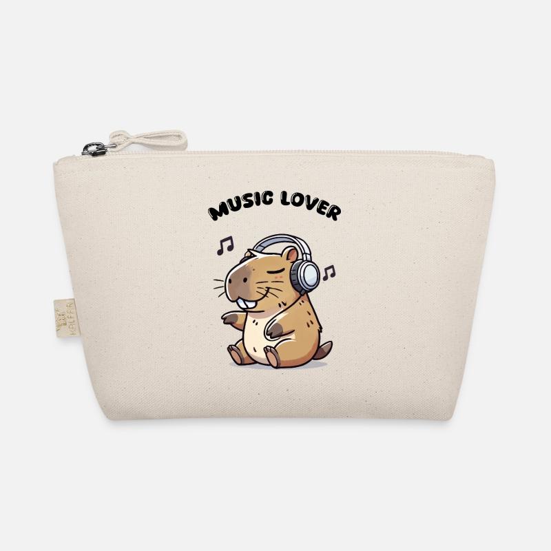 capybara musik - Bio-Täschchen - Natur