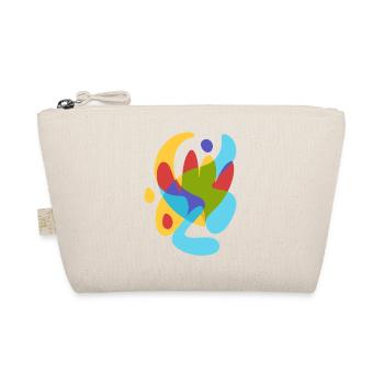 abstract summer tropical flora - Organic Pouch - nature - Front