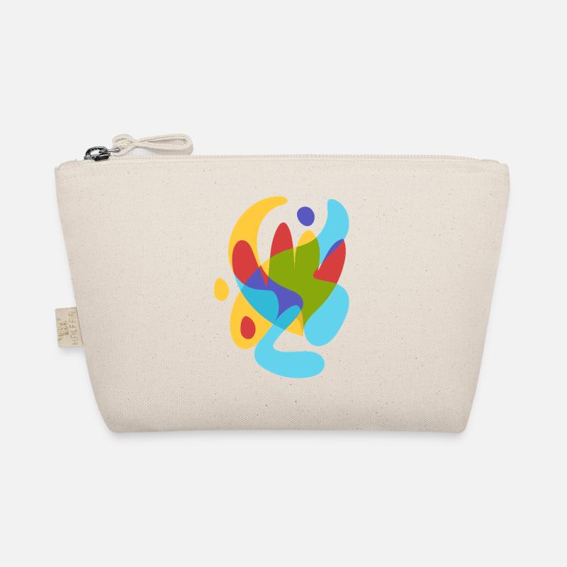 abstract summer tropical flora Organic Pouch