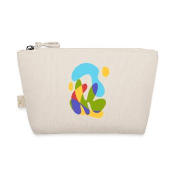 sea sun and tropical flora - bold abstract - Organic Pouch - nature - Front