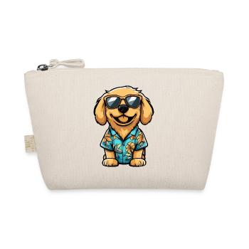 Golden Retriever Hund Sommer - Bio-Täschchen - Natur - Vorne