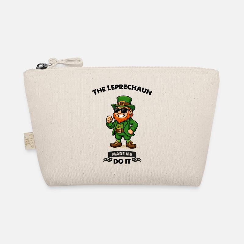 Leprechaun Sunglasses Comic Organic Pouch