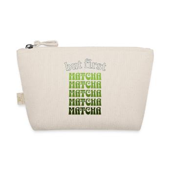 Mais d’abord Matcha – Green Tea Vibes Design - Trousse biologique - nature - Devant