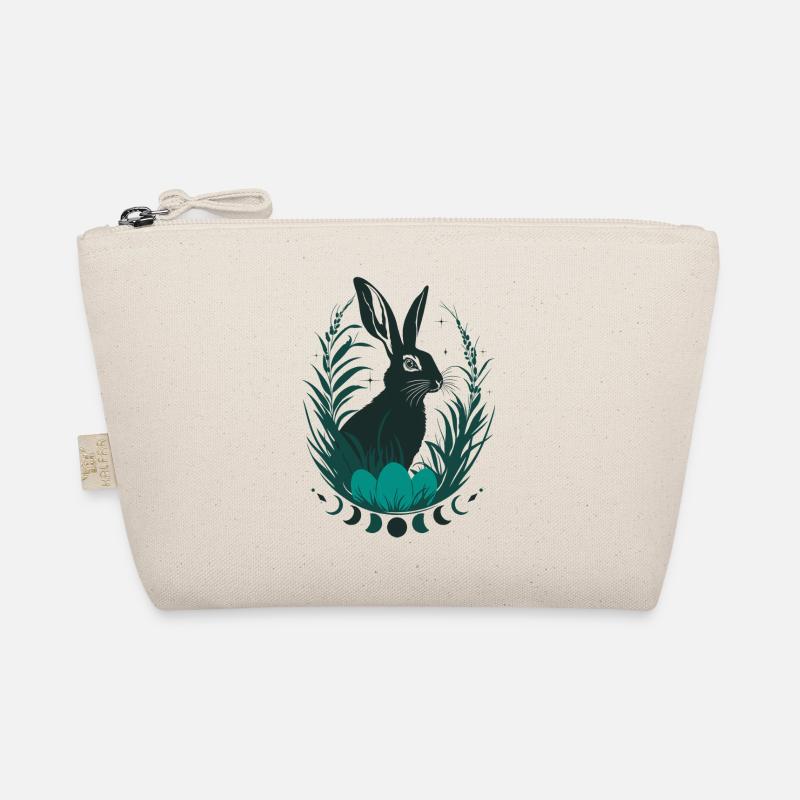 Lapin Ostara avec phases de lune Wicca Design Trousse biologique
