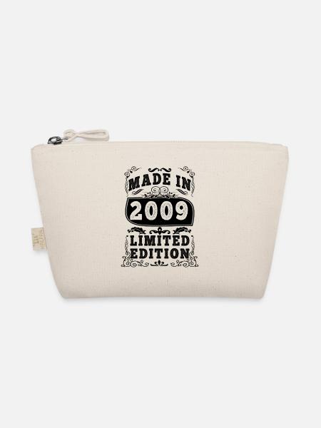 2009 Original 2009 Vintage Vintage Retro anniversa - Organic Pouch - nature - Front