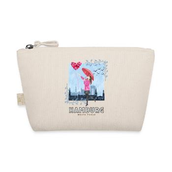 "Hamburg - Meine Perle" - Dance Dream Love - Bio-Täschchen - Natur - Vorne