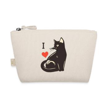 J’aime les chats Pic Logo - Trousse biologique - nature - Devant