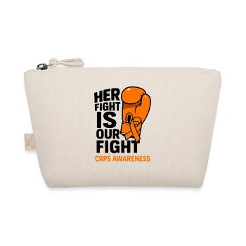 Her Fight Is Our Fight CRPS Support - Organic Pouch - nature - Front