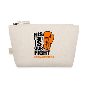 His fight Is Our Fight - CRPS Support - Organic Pouch - nature - Front