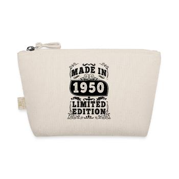 1950's Original 1950's Vintage Vintage Retro anniversa - Organic Pouch - nature - Front