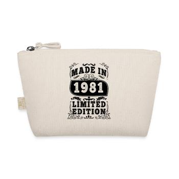 1981 Original 1981 Vintage Vintage Retro Jahrestag - Bio-Täschchen - Natur - Vorne