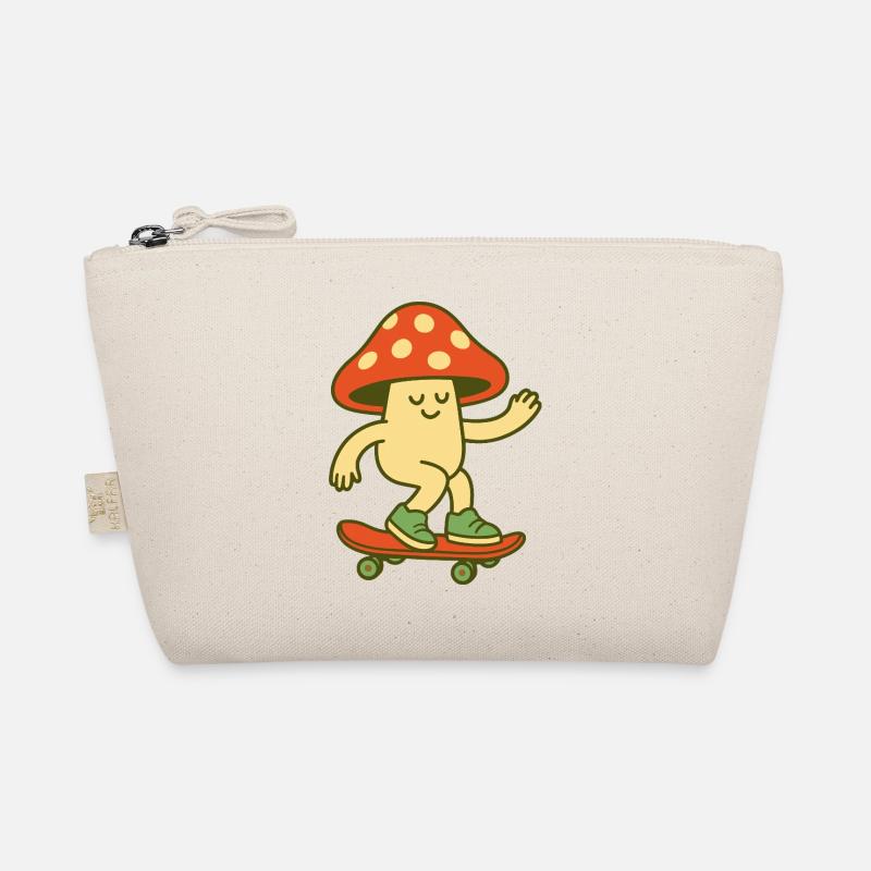 Shroom on Wheels - Bio-Täschchen - Natur
