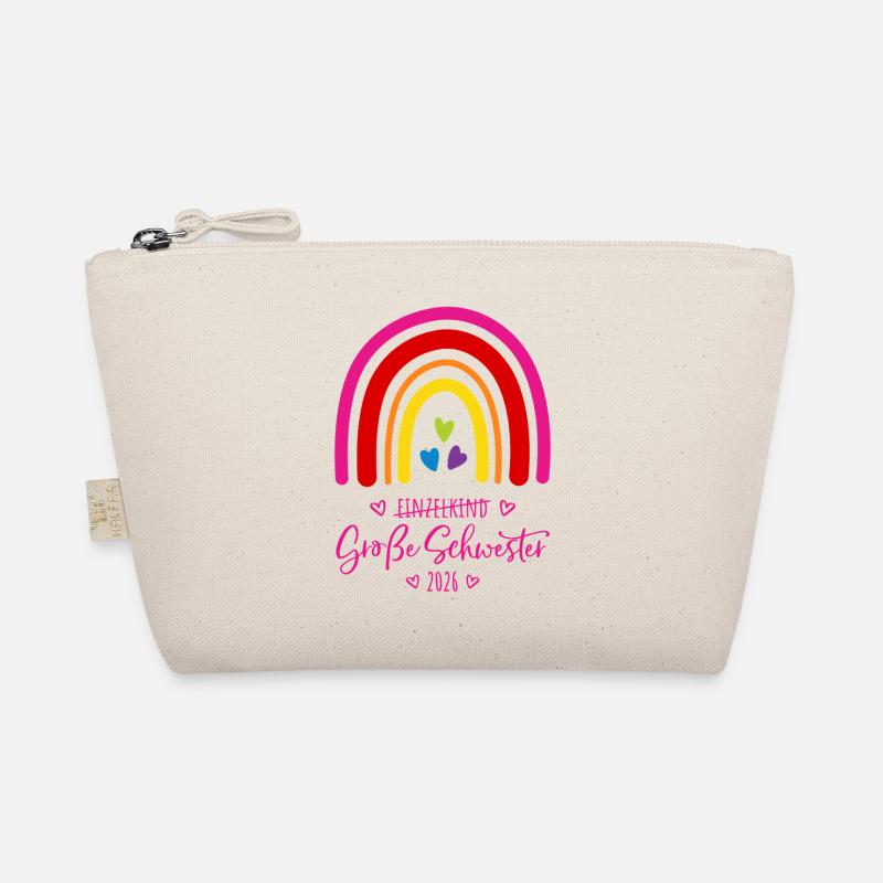 Große Schwester 2026 Regenbogen Bio-Täschchen
