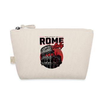 Rome Italy Colosseum City Skyline Art - Organic Pouch - nature - Front