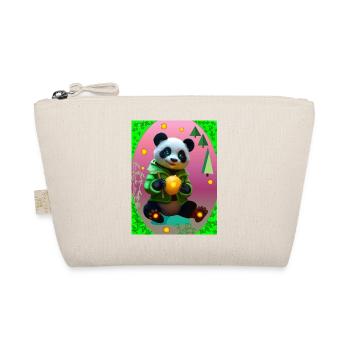 Futuristic Panda - Organic Pouch - nature - Front