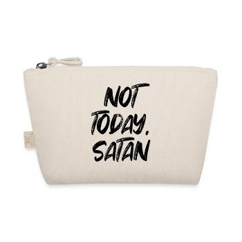 Not Today, Satan – Faith Meets Sass - Organic Pouch - nature - Front