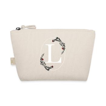 Letter L - Organic Pouch - nature - Front