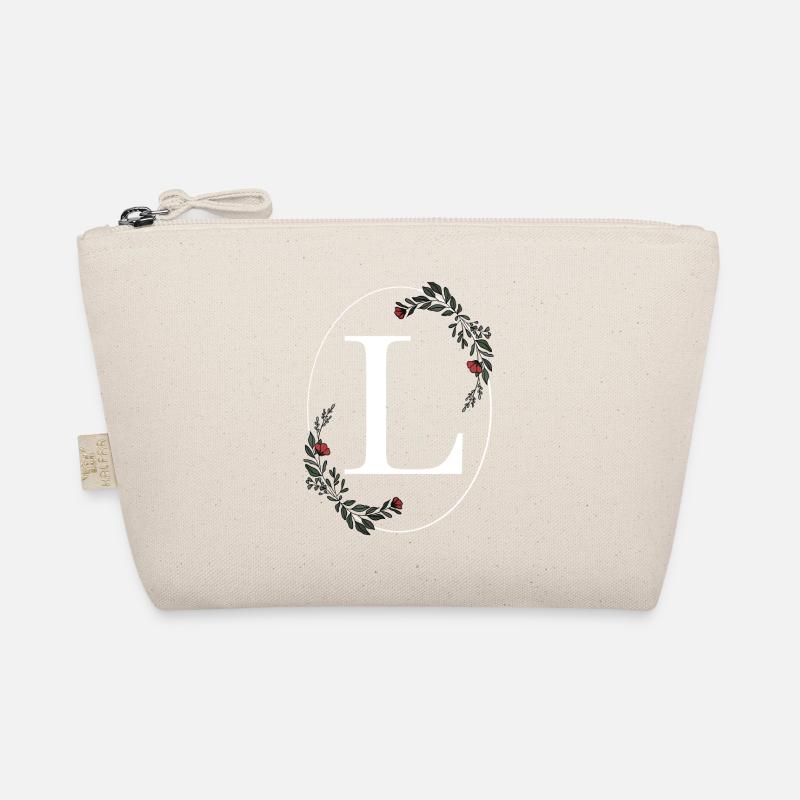 Buchstabe L - Bio-Täschchen - Natur