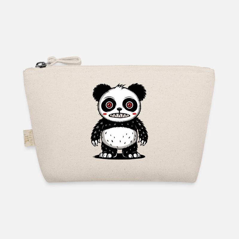 Panda bär - Bio-Täschchen - Natur