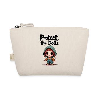 Protect the Dolls - Sweet Message - Organic Pouch - nature - Front