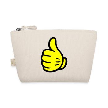Hand Like Comic - Bio-Täschchen - Natur - Vorne