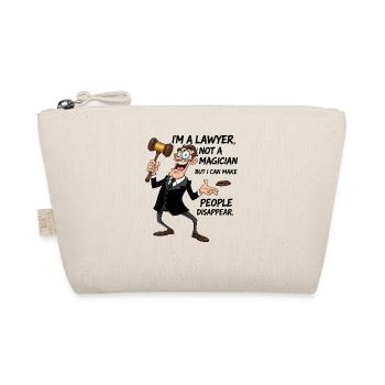 Lawyer Magician Saying | Funny Gift - Organic Pouch - nature - Front