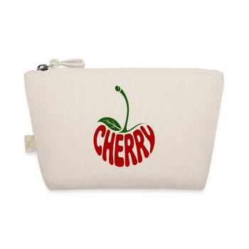 Cherry - Cool Fruit Logo - Organic Pouch - nature - Front