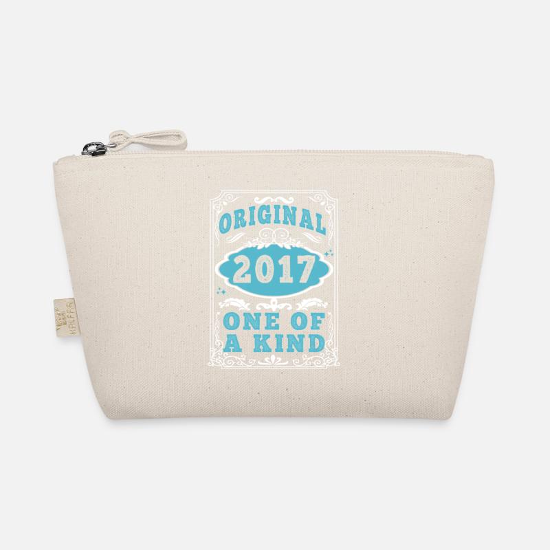 Original 2017 Vintage Retro. Birthday Tshirt 2 Organic Pouch