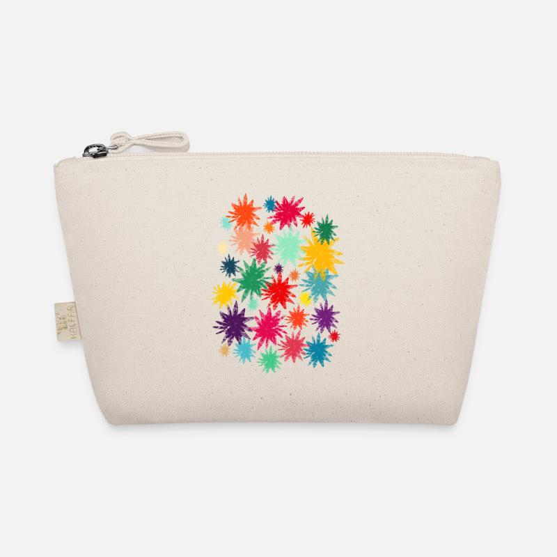Bunte Blüten (Used) 01 Bio-Täschchen